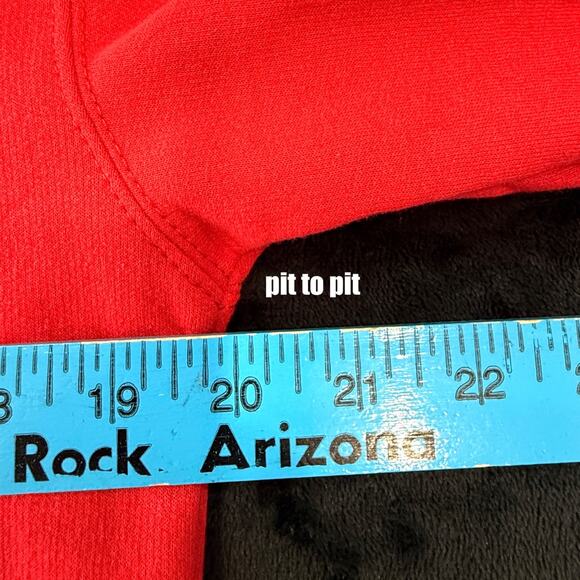 Disney Sweatshirt Women's M Christmas Raw Hem Holiday Donald Duck Mickey Goofy - Picture 6 of 7